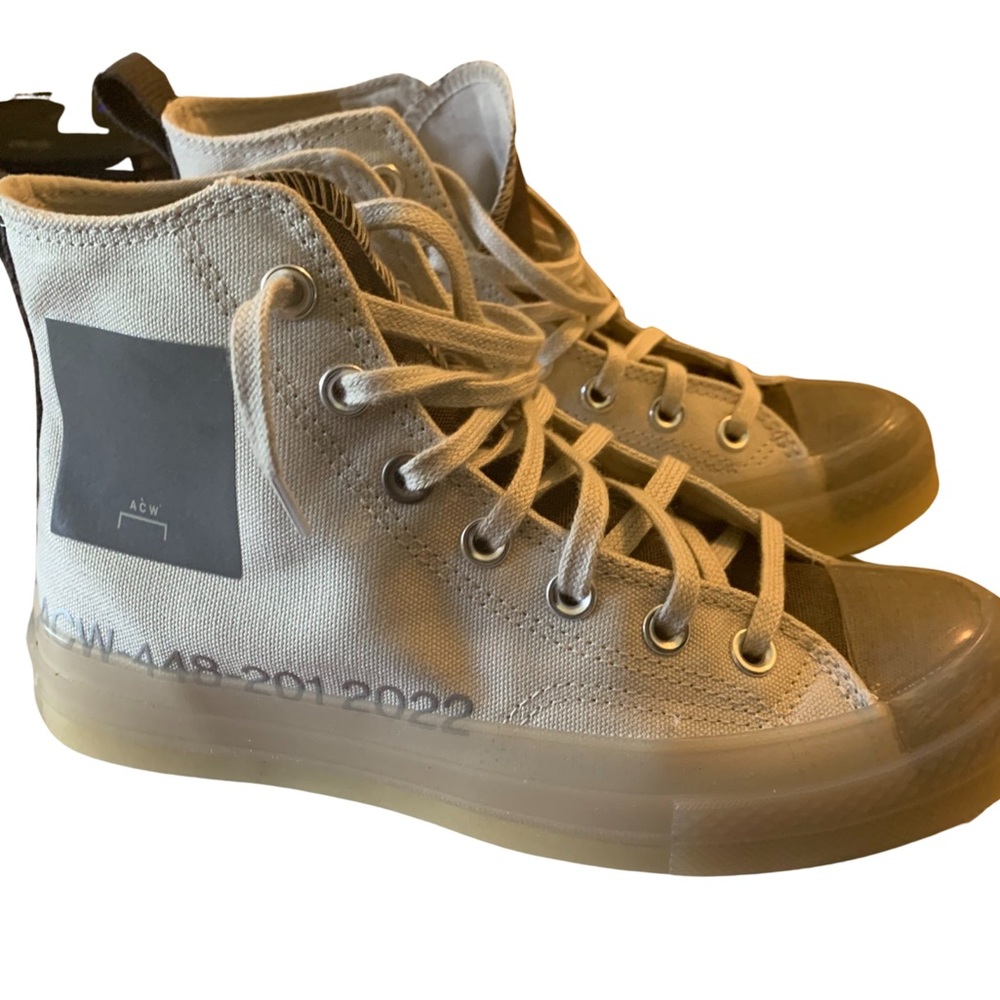 Converse  A-COLD-WALL Chuck 70 Color-Block Canvas High-Top Sneaker in Gray.